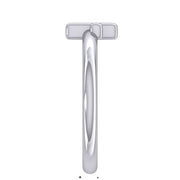 Ladies 925 Sterling Silver or Two Tone Cross Ring - US Jewels