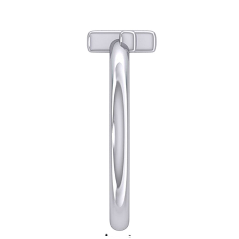 Ladies 925 Sterling Silver or Two Tone Cross Ring - US Jewels