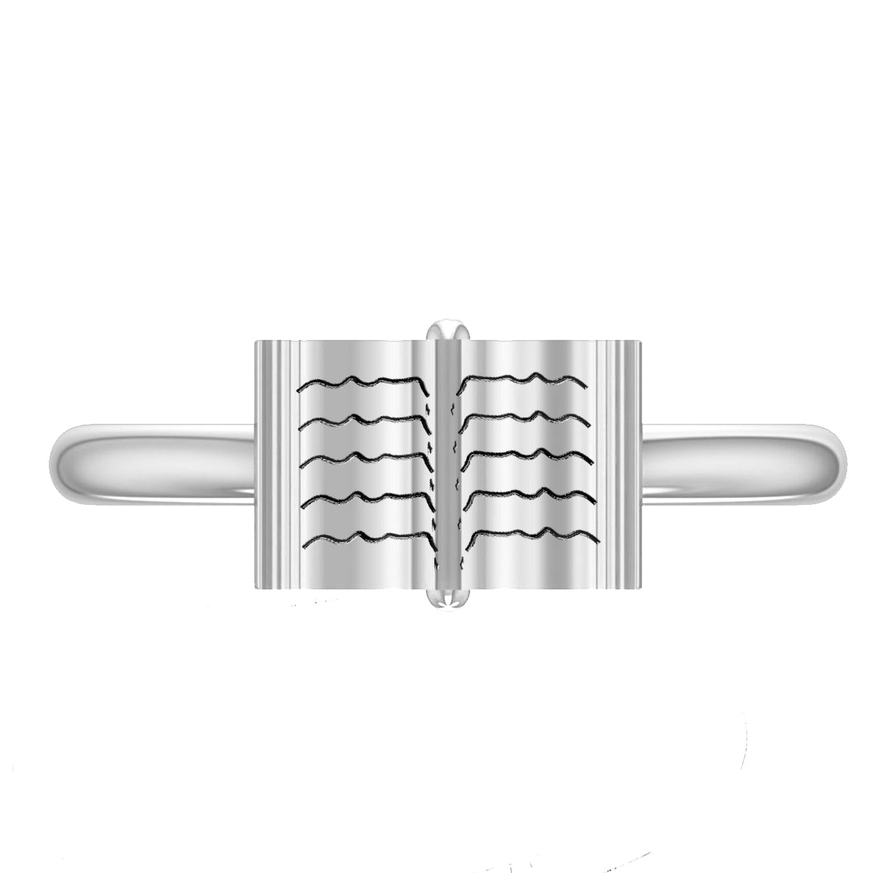 Ladies 925 Sterling Silver or Two Tone Holy Bible Ring - US Jewels