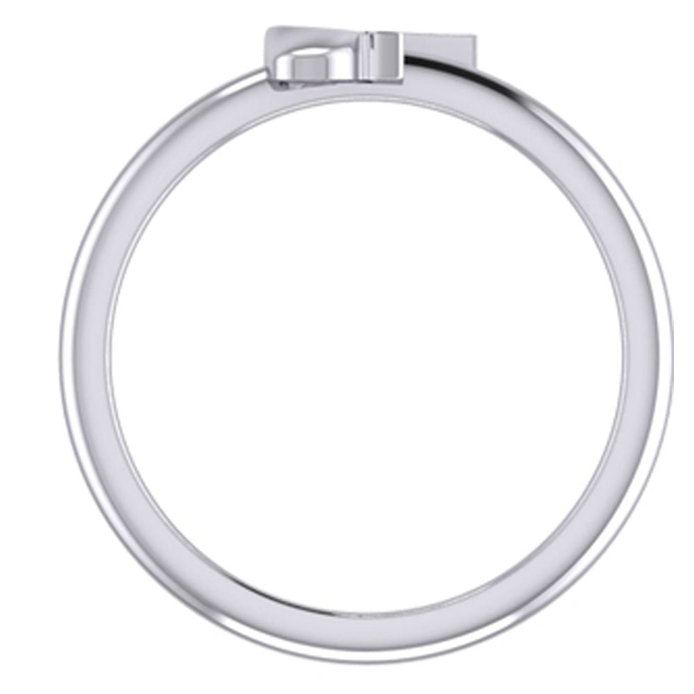 Ladies 925 Sterling Silver or Two Tone Methodist Cross Ring - US Jewels