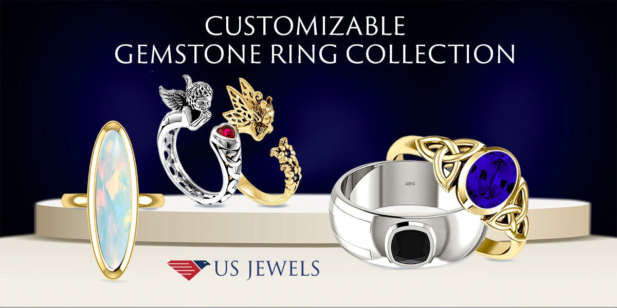 Birthstone and Gemstone Rings - US Jewels