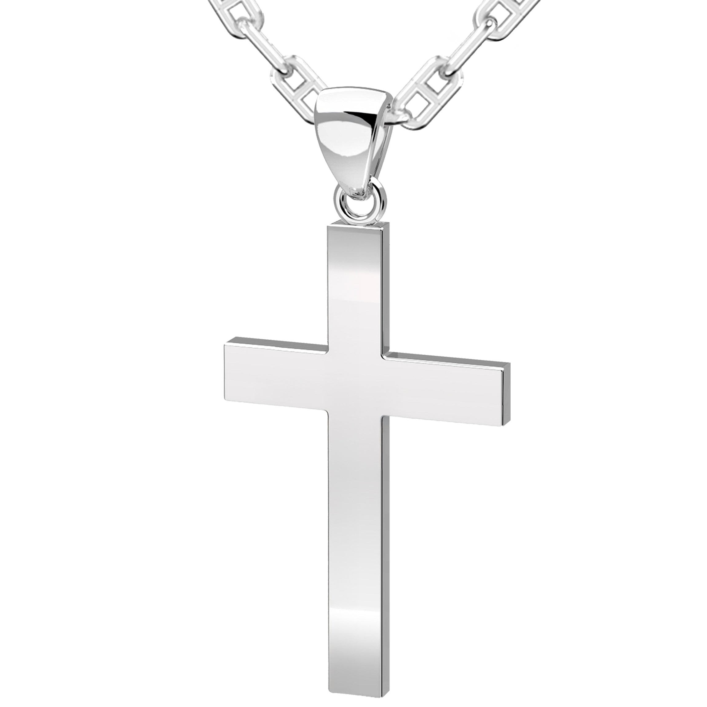 【新品】m.a+AC40/cross pendant 40cm chain Elite Athletic Gear Cross Pendant with Chain Necklace