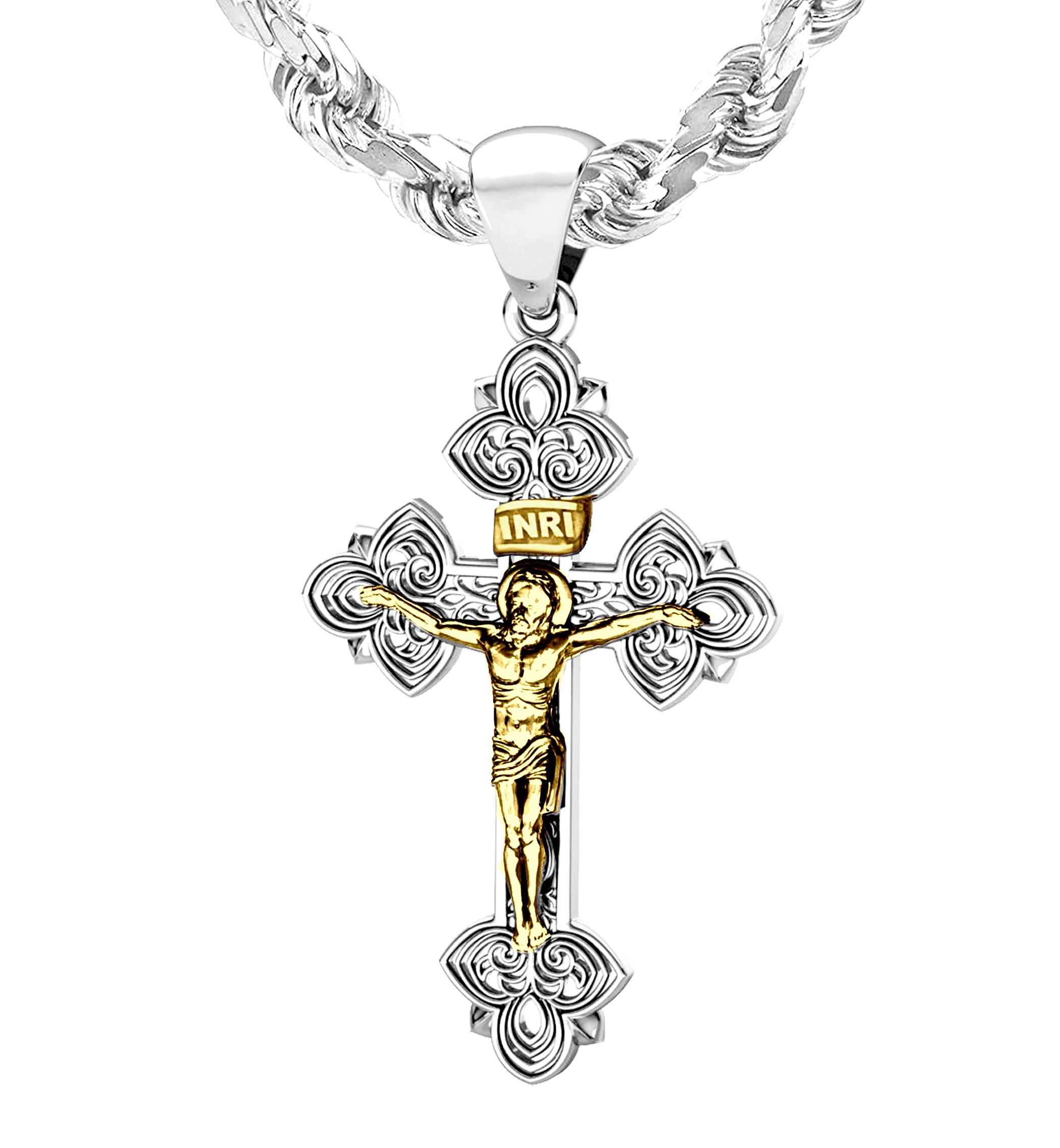 【U LAN】23FW★ [LAN ARCHIVE] 043 Caesar cross necklace 2plan】23FW☆ [MADE] 043 Caesar cross necklace 71fnAHC516L.jpg