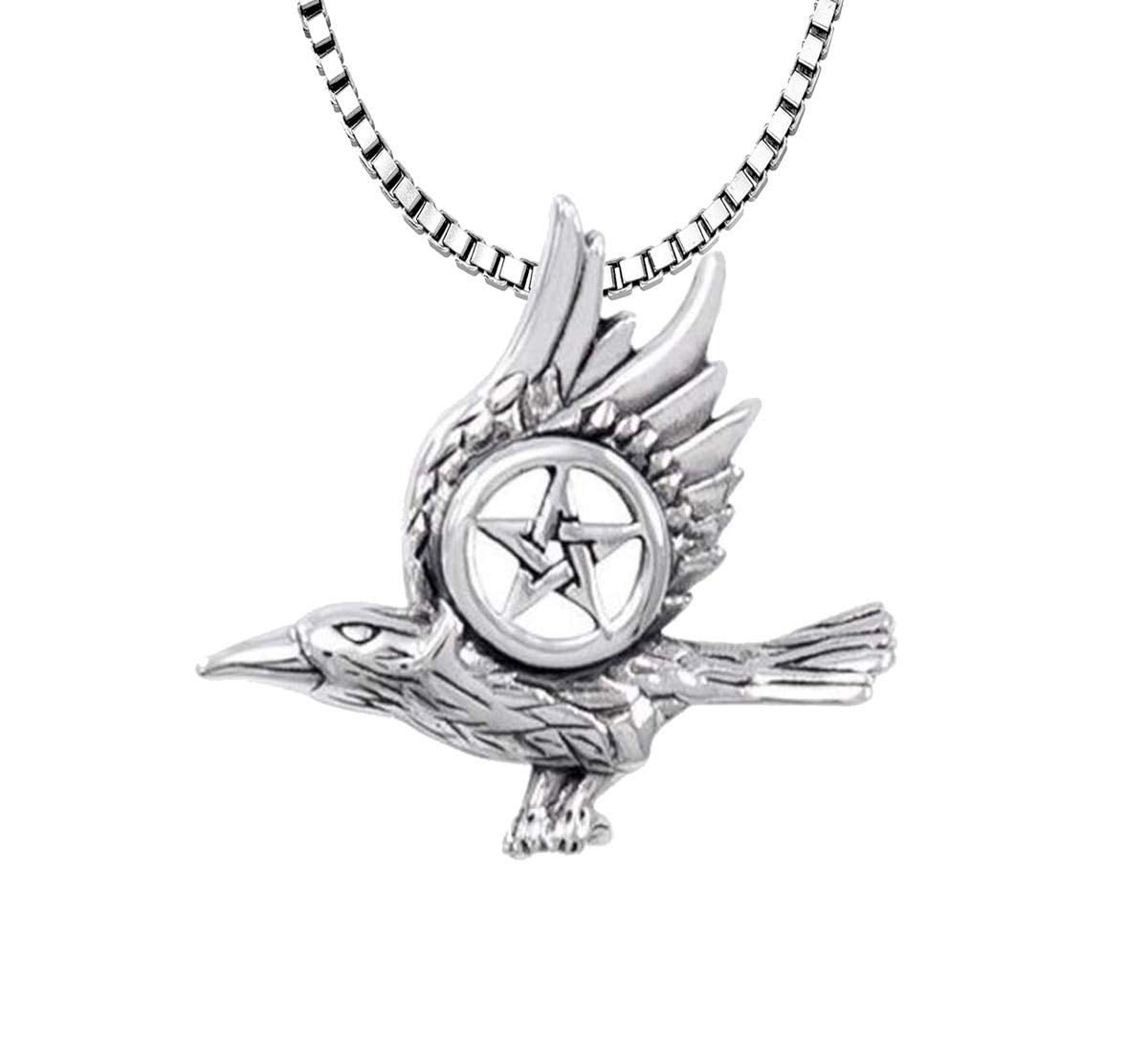 Wicca Pendant Raven Pendant Wicca Pendant Raven Pendant