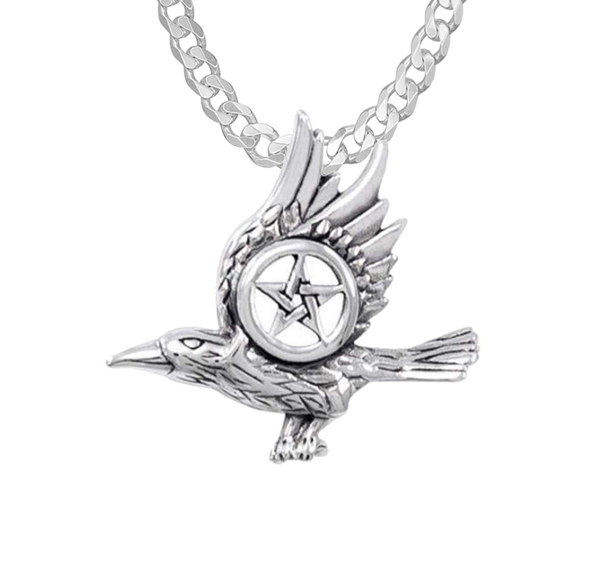 Wicca Pendant Raven Pendant Wicca Pendant Raven Pendant