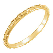 Ladies 10k, 14k Yellow or 14k White Gold Christian Prayer Religious Ring - US Jewels
