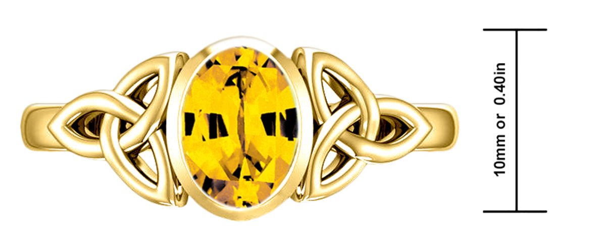 Citrine stone deals november birthstone ring