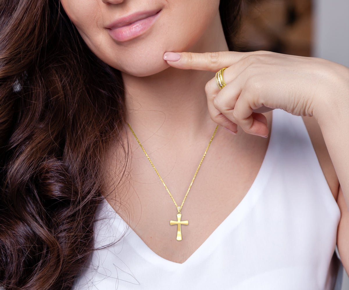 Take Up Your Cross Necklace – Saint and Stone