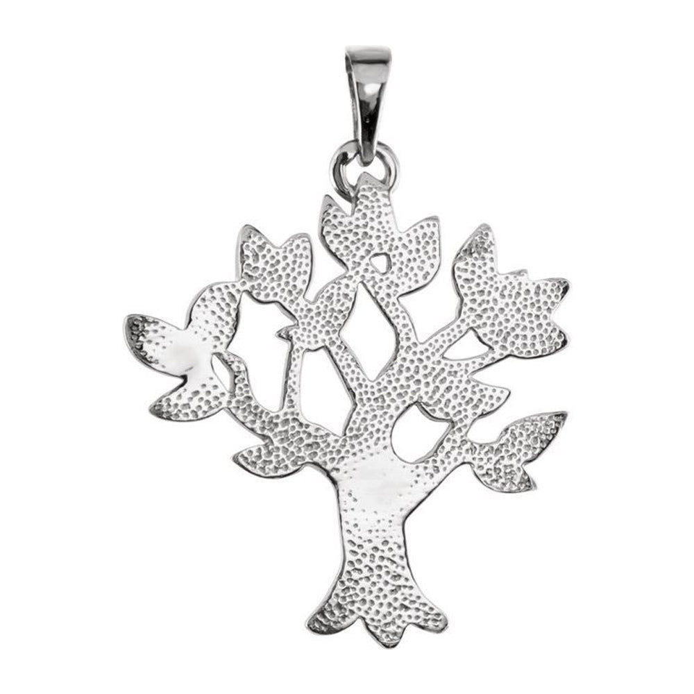 Ladies 14K Yellow, White or Rose Gold My Tree Family Pendant - US Jewels