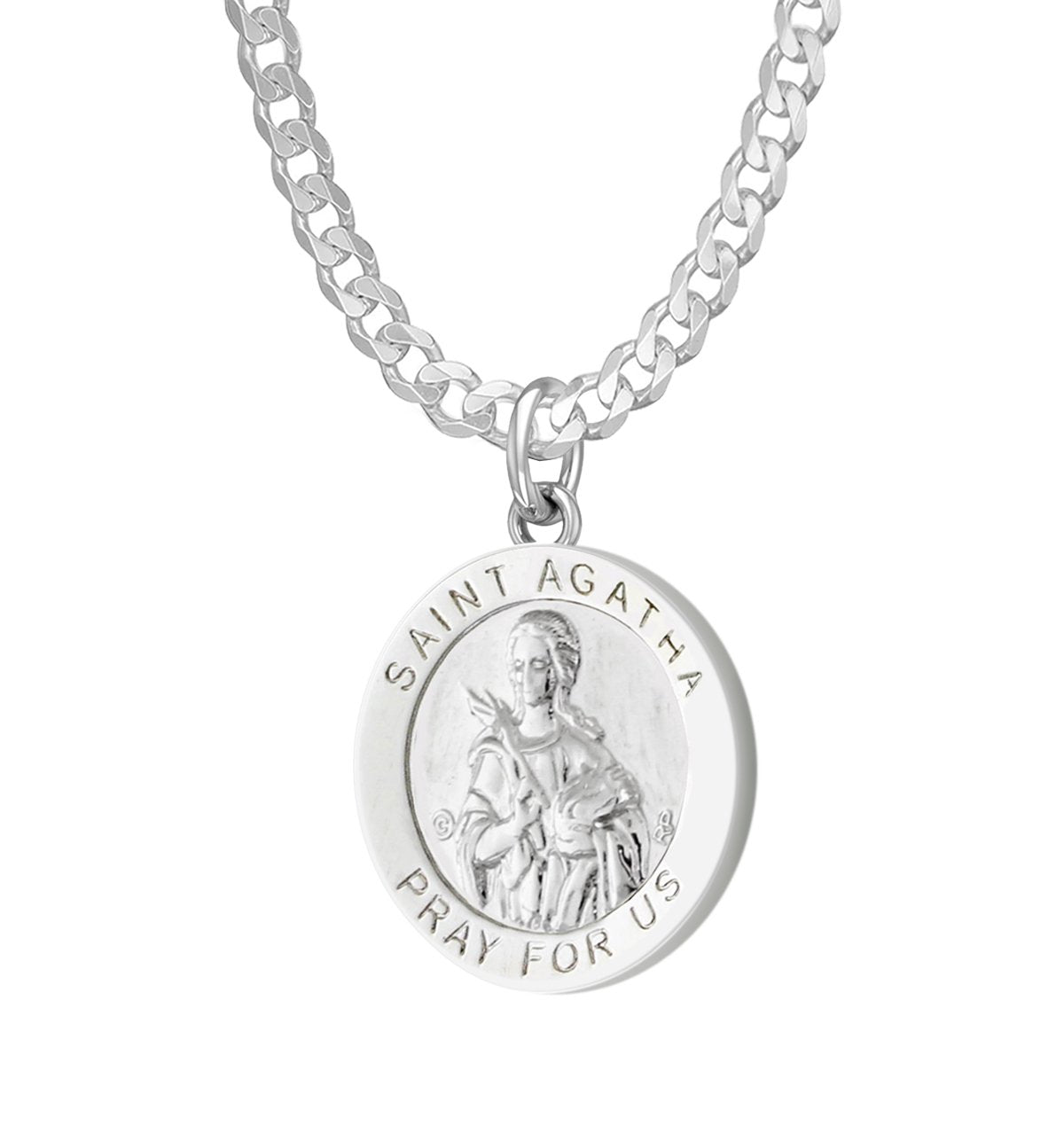 Saint sale agatha pendant