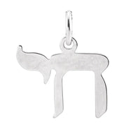 Ladies 925 Sterling Silver Chai Pendant - US Jewels