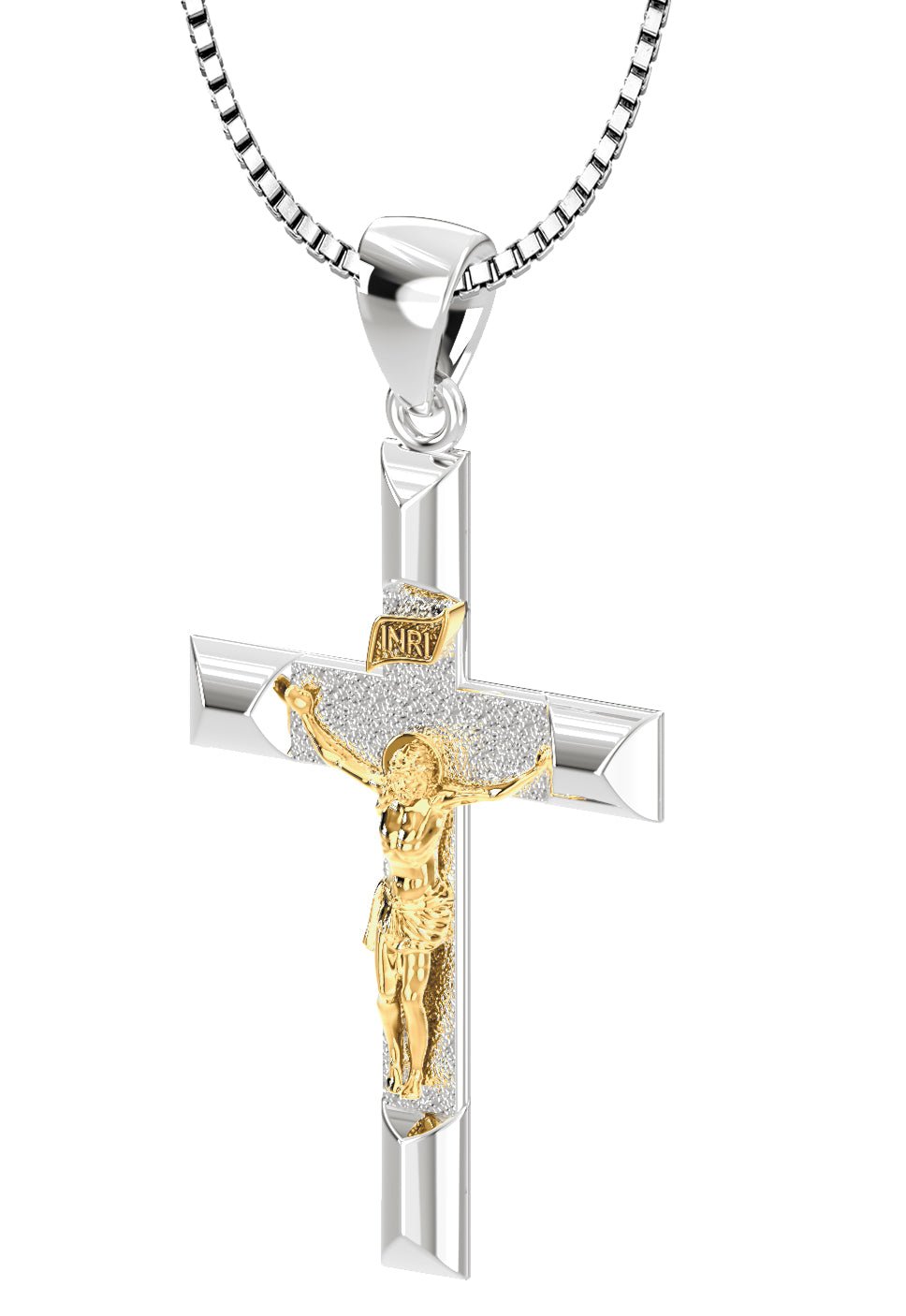 Cross Pendant Necklace - Silver Pendant In Brand New