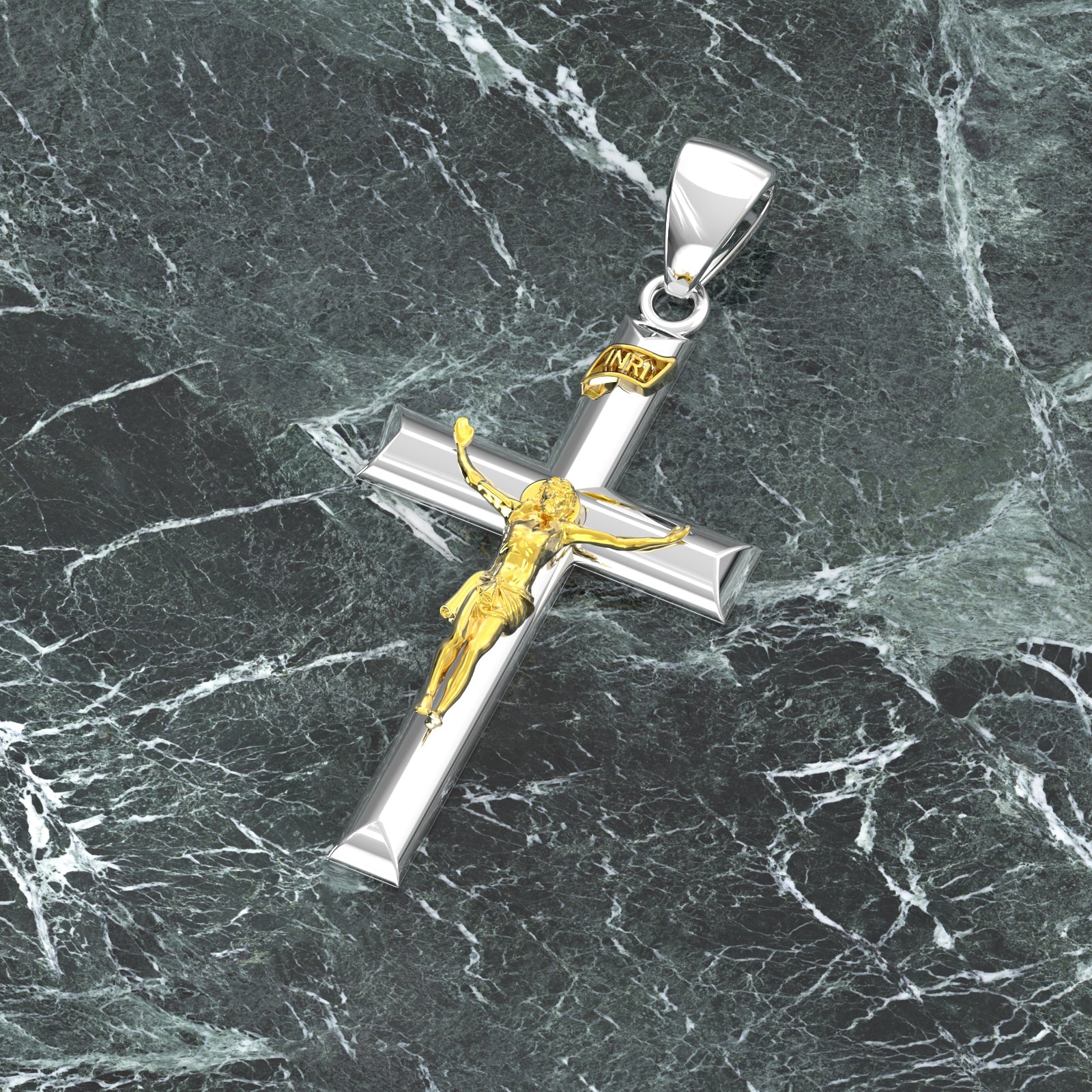 Cross Pendant Necklace - Silver Pendant In Brand New