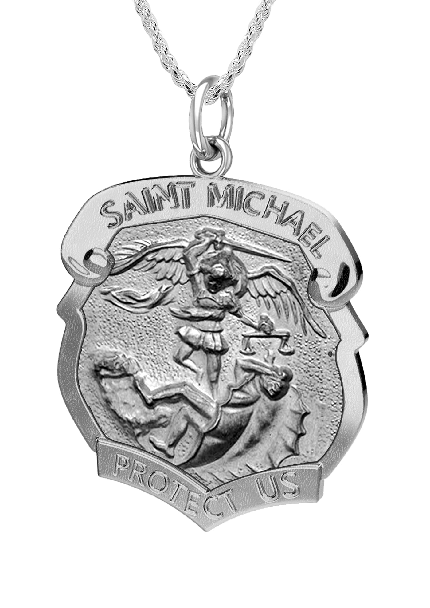 St michael badge pendant new arrivals