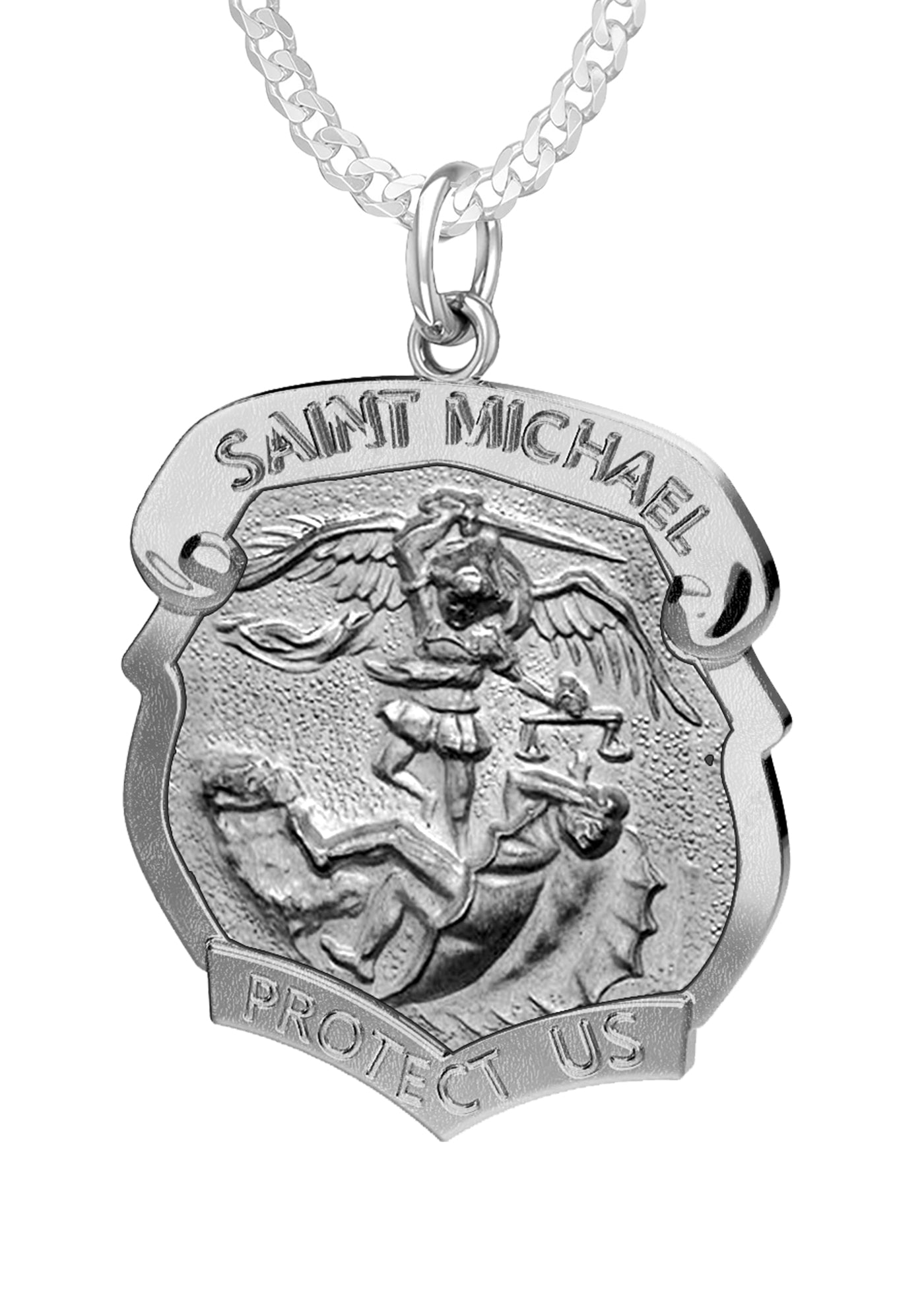 St michael deals badge pendant