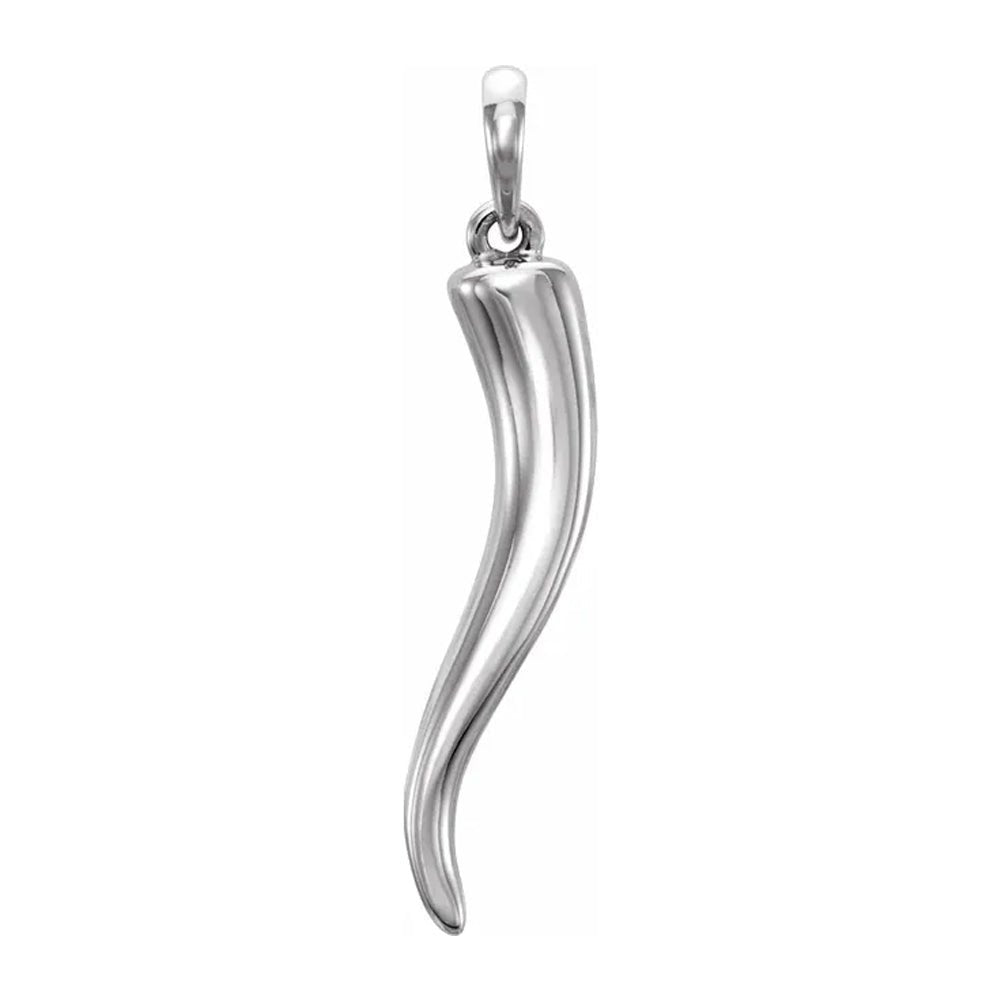 Rose gold italian horn necklace shop