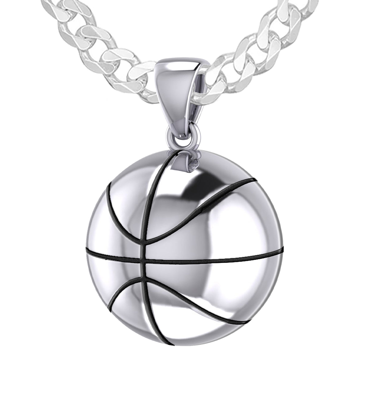 nba pendant 3D model 3D printable