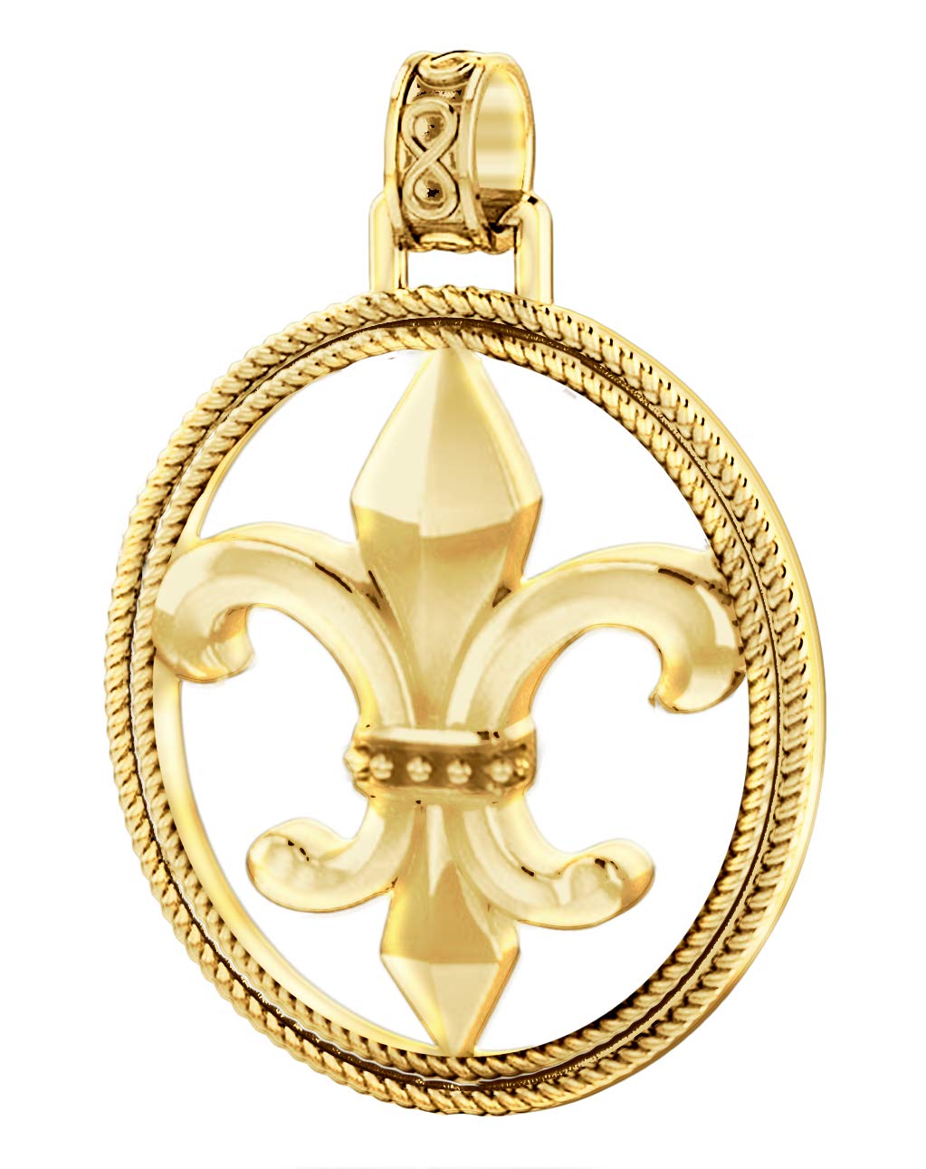 Fleur de sale lis locket