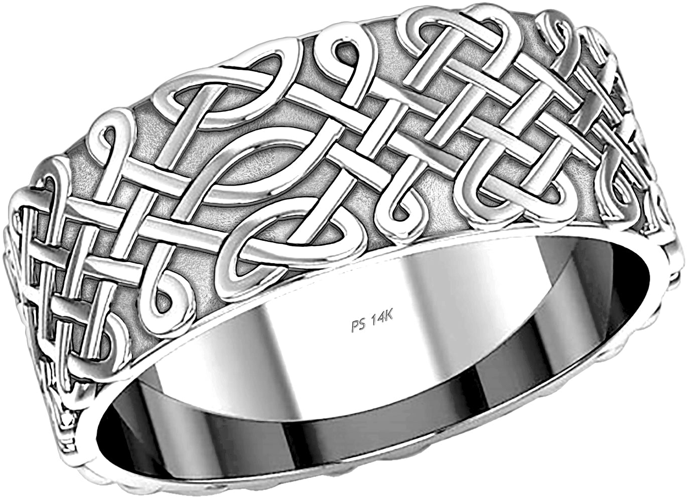 Mens celtic love knot ring Clearance