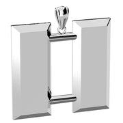 Men's 10K or 14K White Gold US Army Captian Officer Pendant - US Jewels