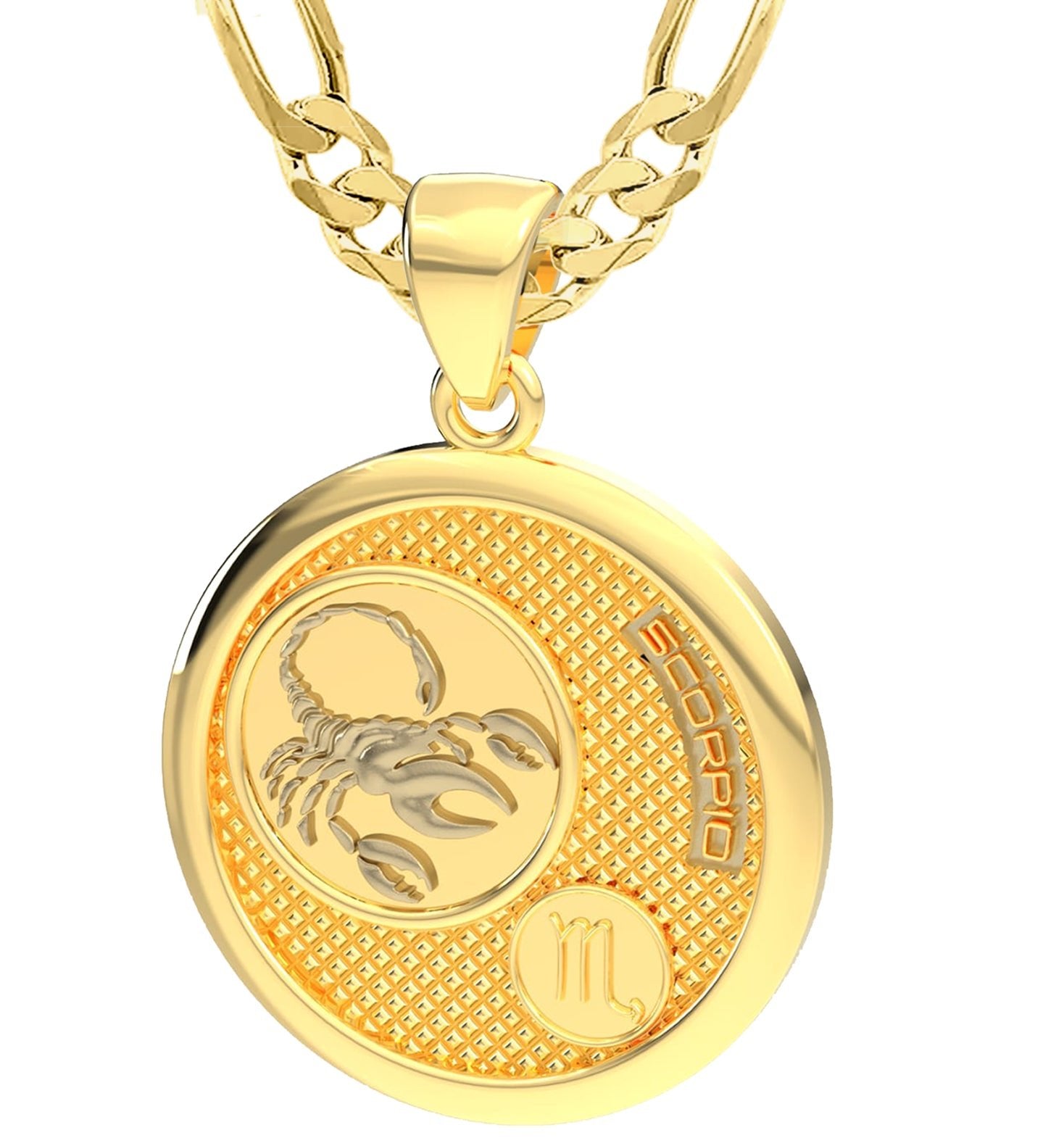 Scorpio Zodiac Coin Pendant Necklace – Marissa Collections