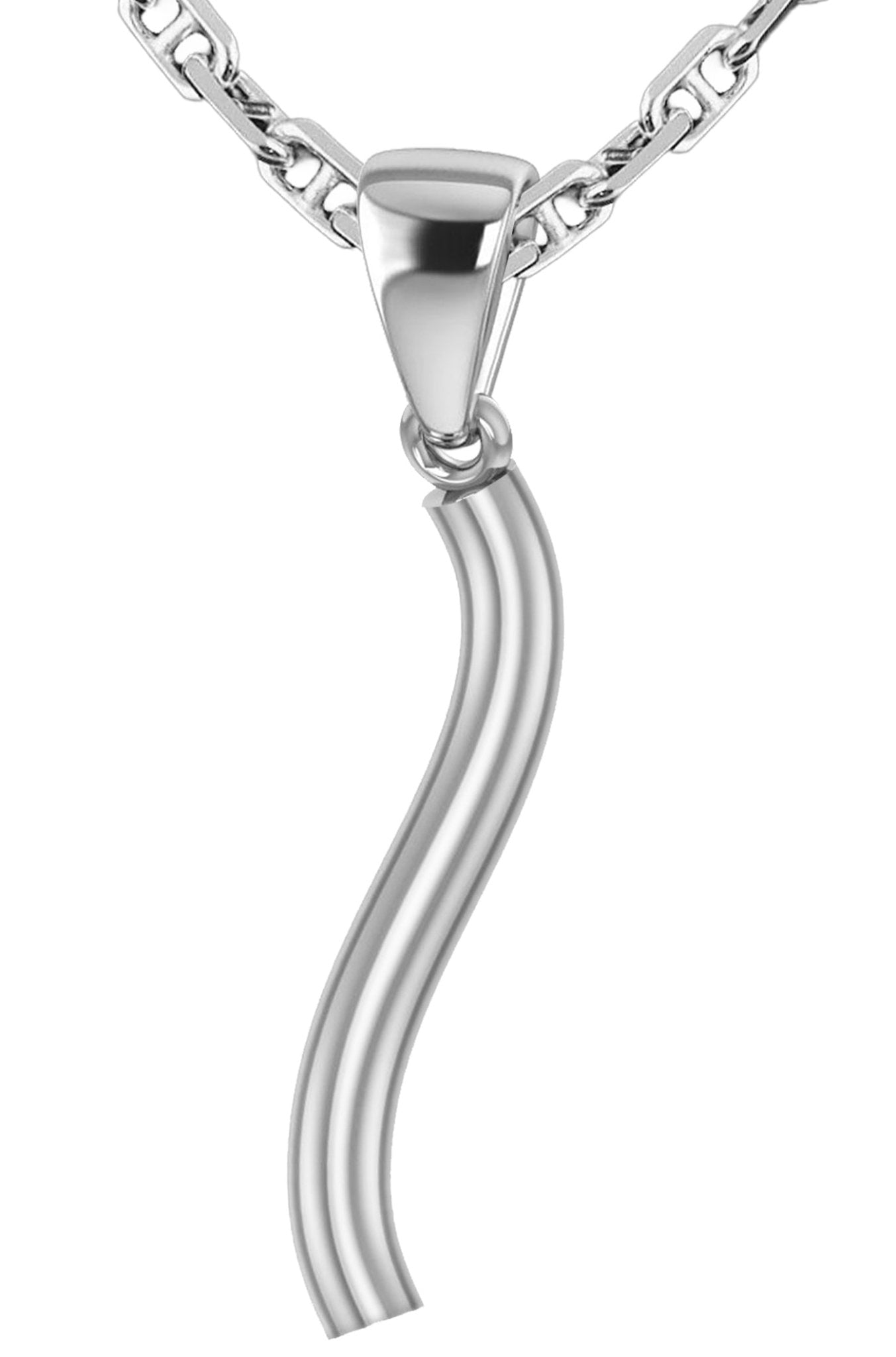Cornicello Necklace - Sterling Silver Italian Horn Pendant