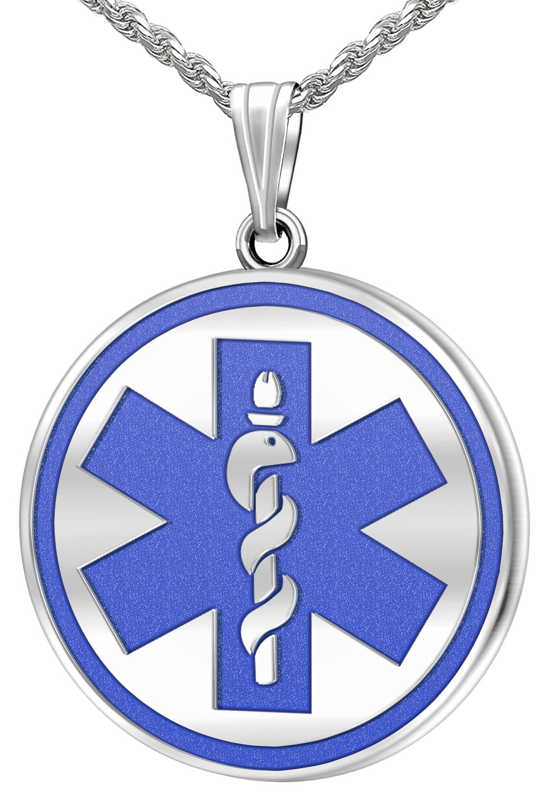 Amazon.com: Medical Alert Necklace for Men & Women Custom Stainless Steel  Laser Engraved ID Tag Emergency Awareness Med Prescription Safety Jewelry  for diabetes, allergy, epilepsy & conditions (Military tag)