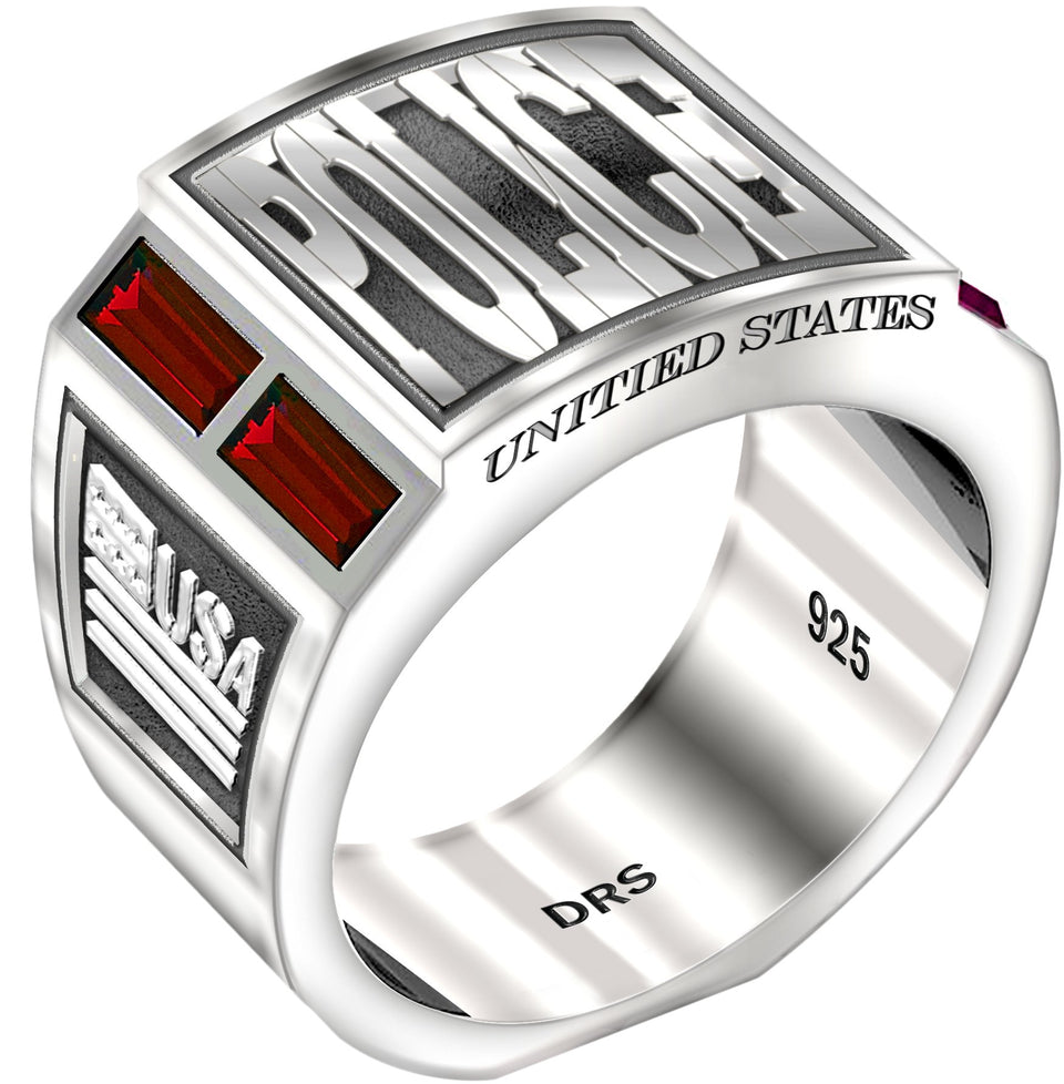 First Responder Rings - Rings For Men In Two Tone