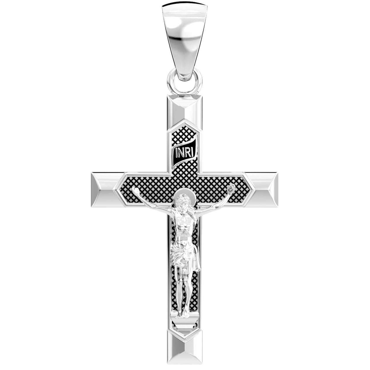 Large HeavyDuty Crucifix Cross Necklace Pendant For Men