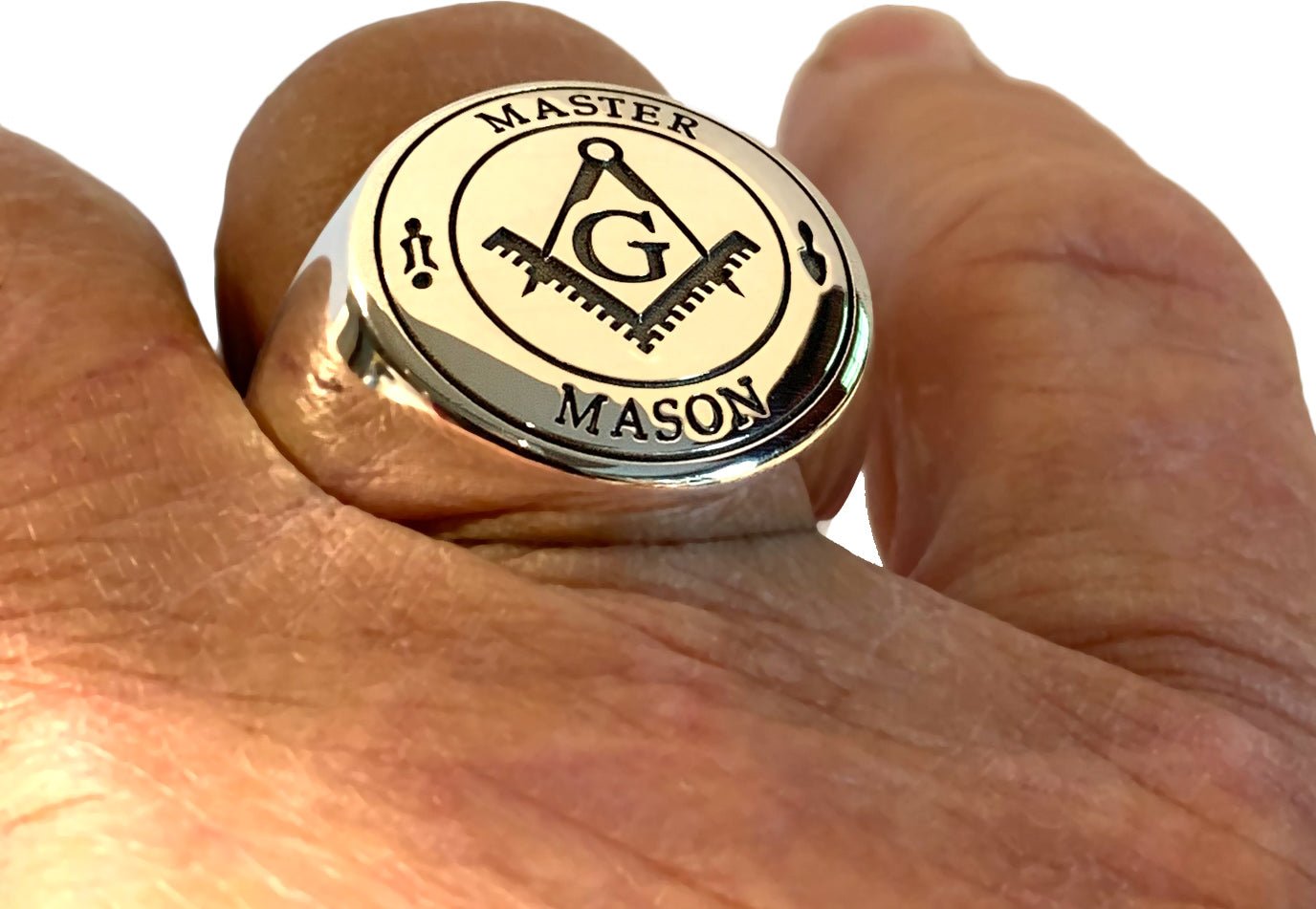 Masonic on sale ring finger