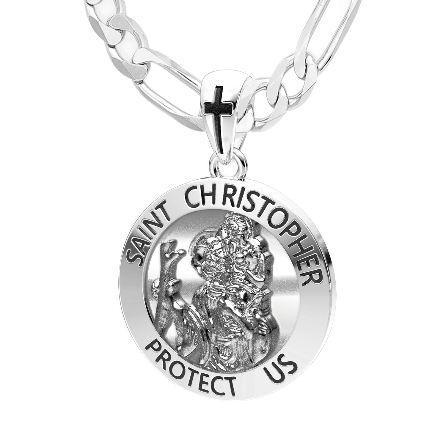 Mens silver st on sale christopher