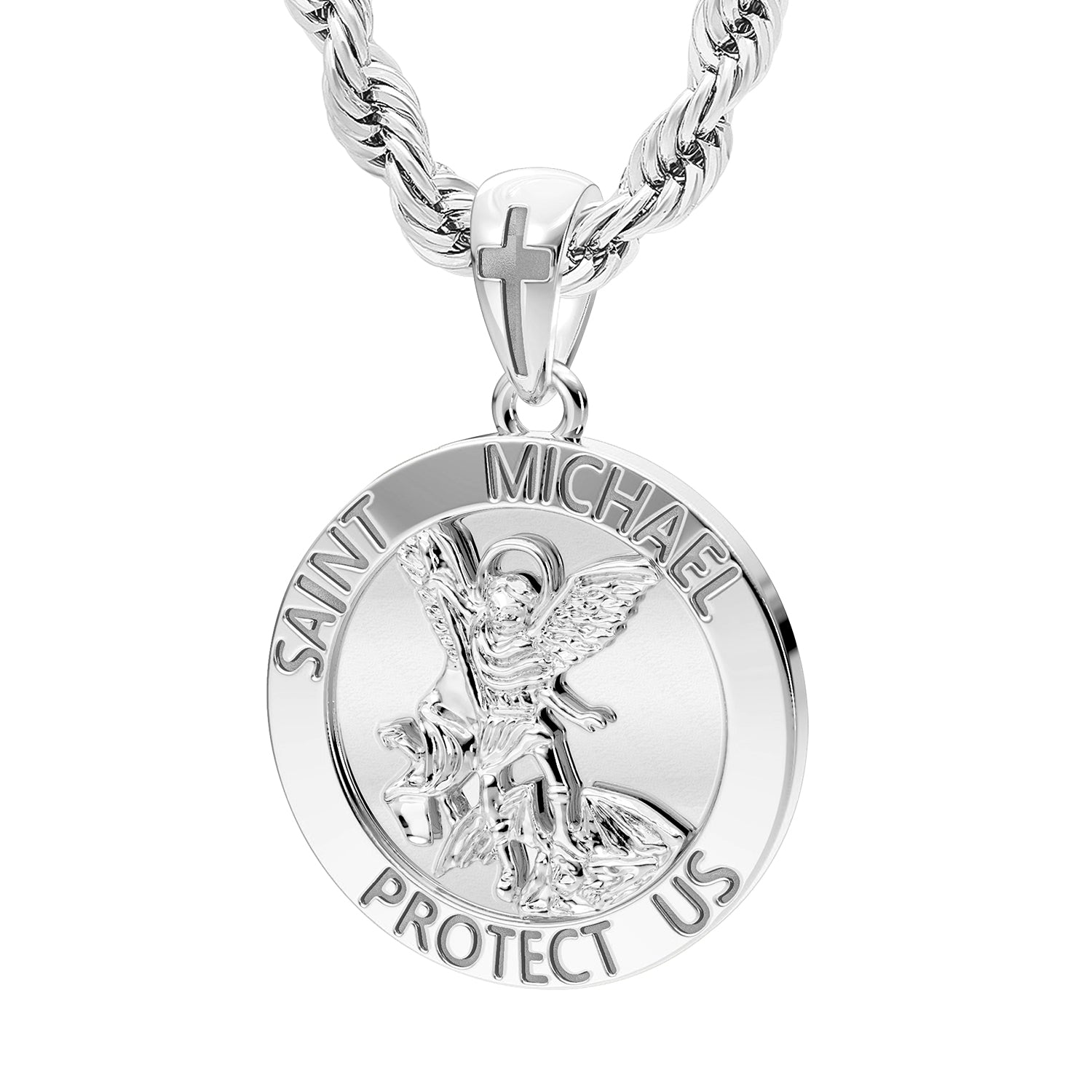 St michael clearance medallion necklace