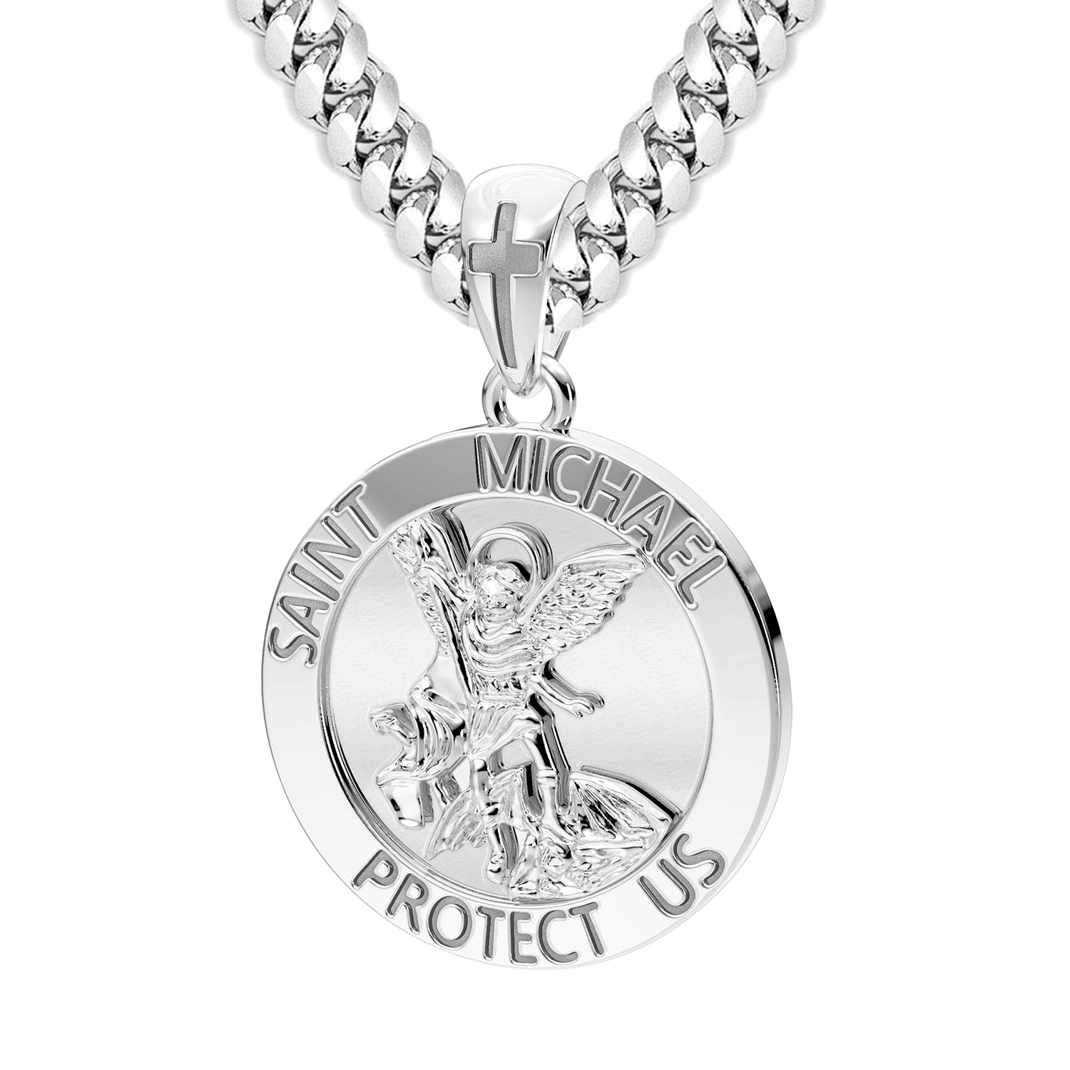Archangel Michael Protection Necklace | Templar Cross