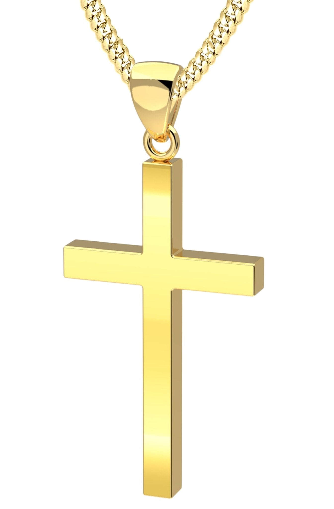 Christian gold on sale cross pendant