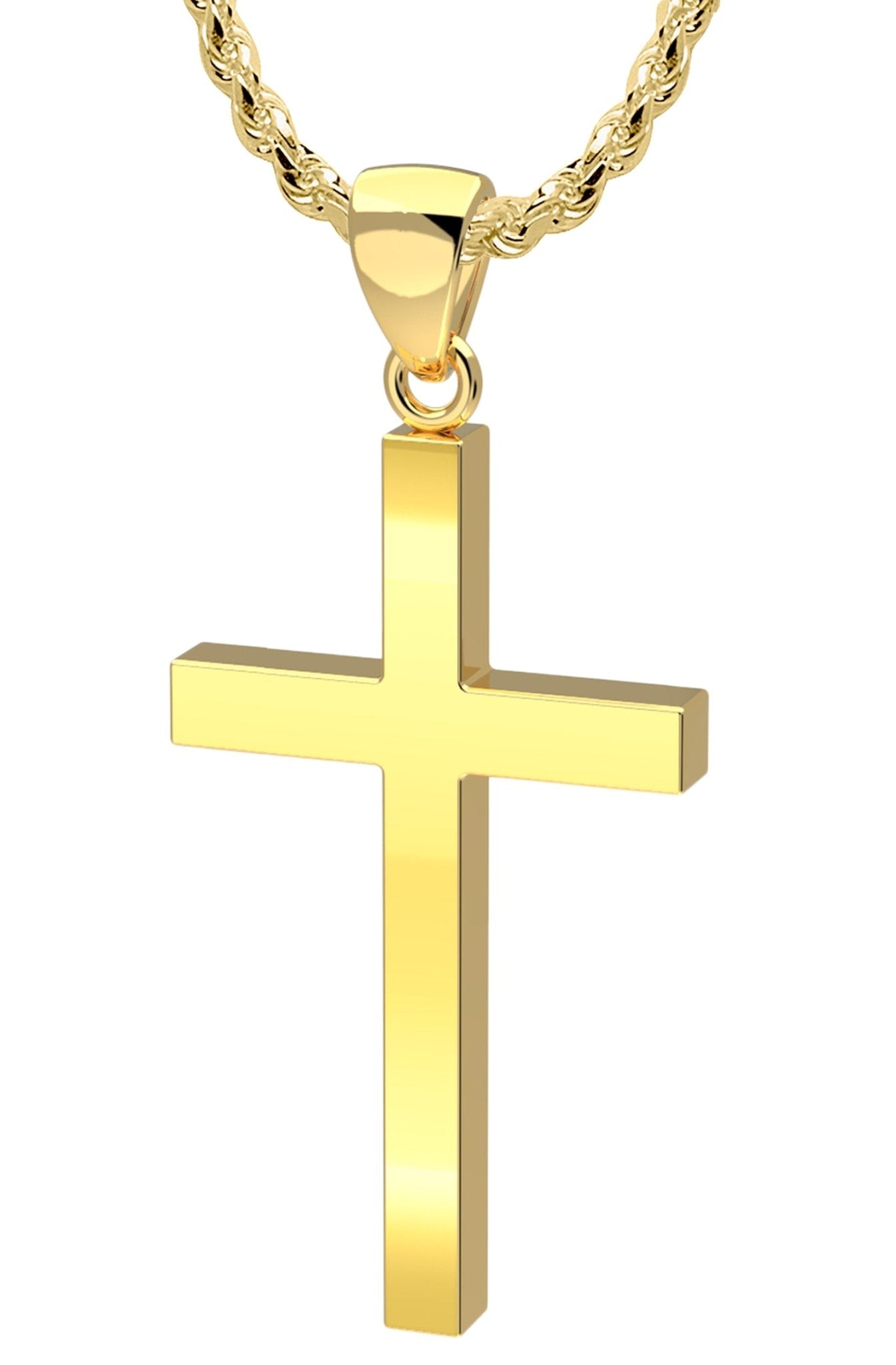 Cross Necklace Charm in 14K Gold | Zales