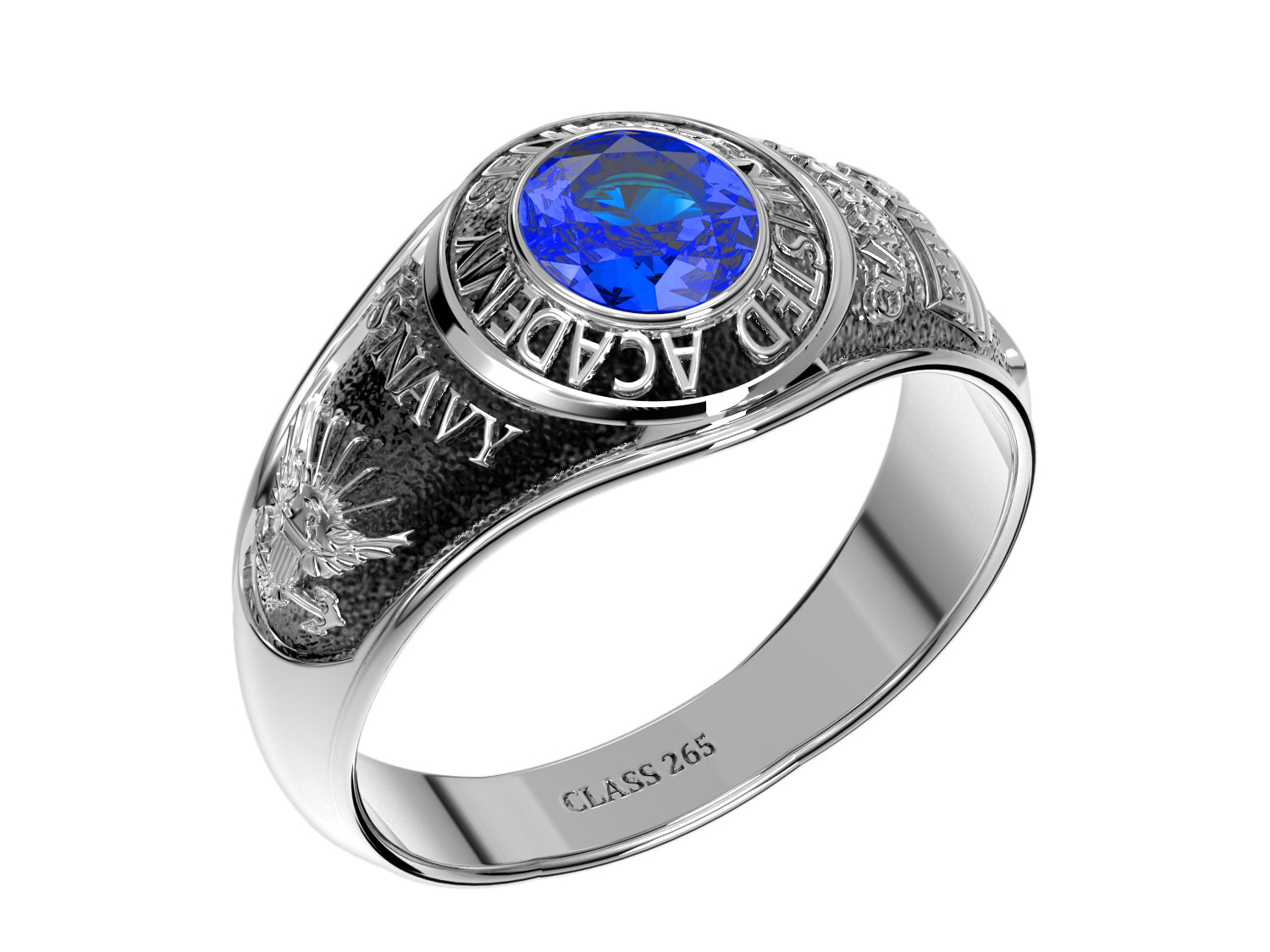 Sapphire on sale class ring