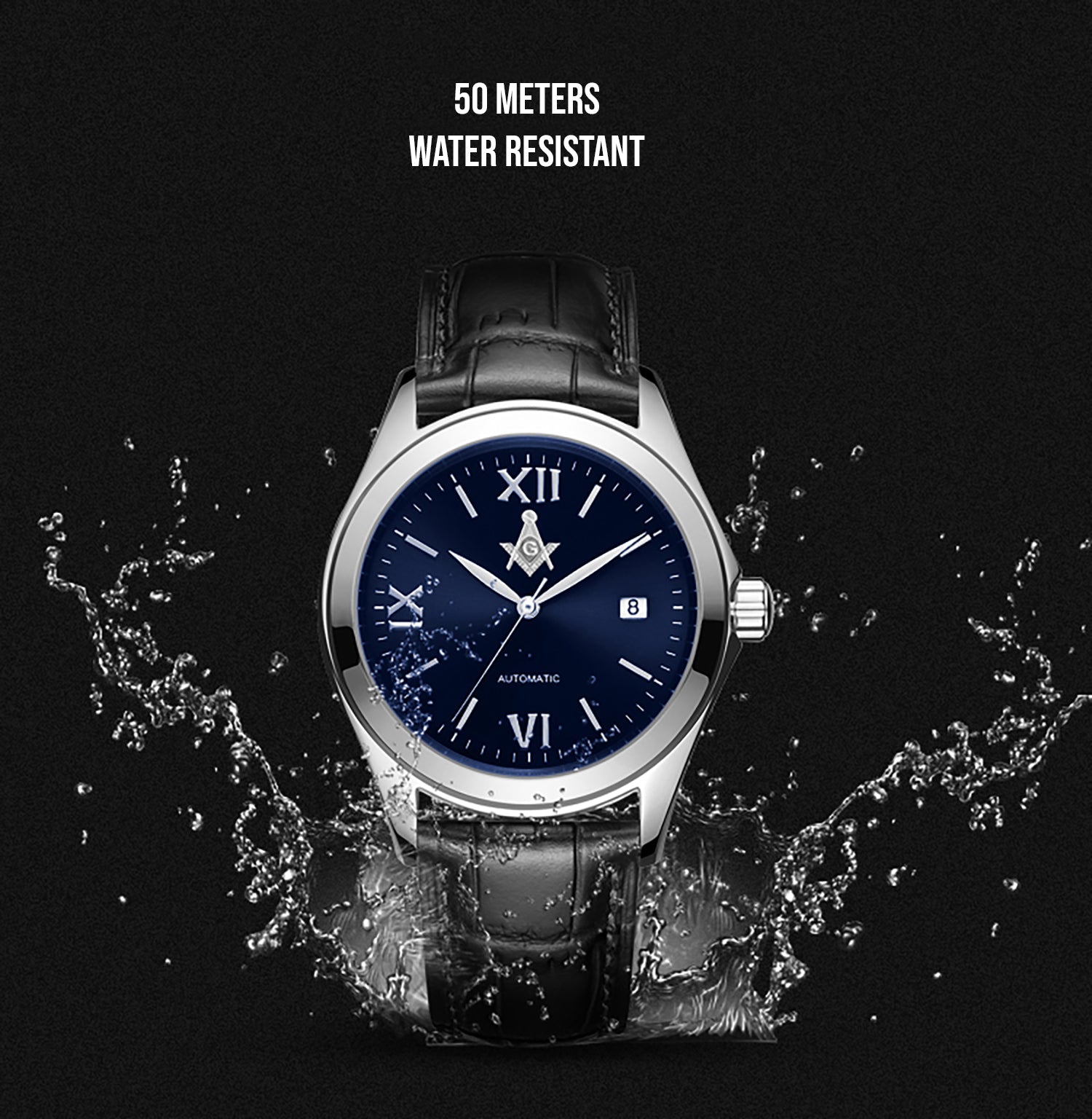 Masonic Watch Men's Swiss Automatic 42mm Steel Masonic Watch Men's Swiss Automatic 42mm Steel