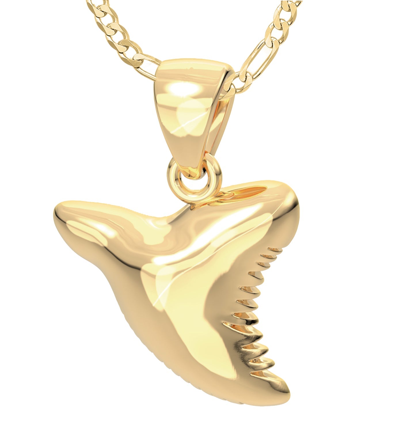 18K Gold Plated Necklace - Full Paved CZ Diamond Pendant -Iced Out Sha –  peardedesign.com