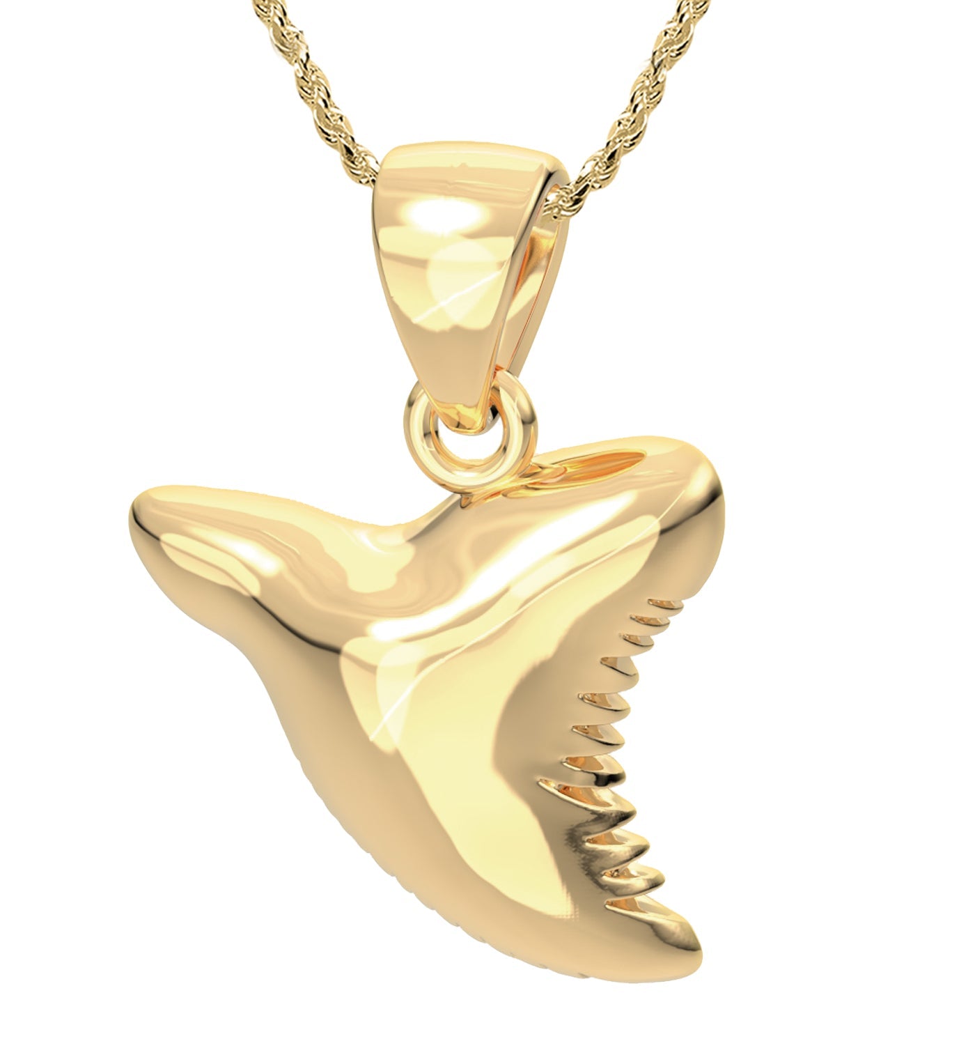 Gold shark clearance charm