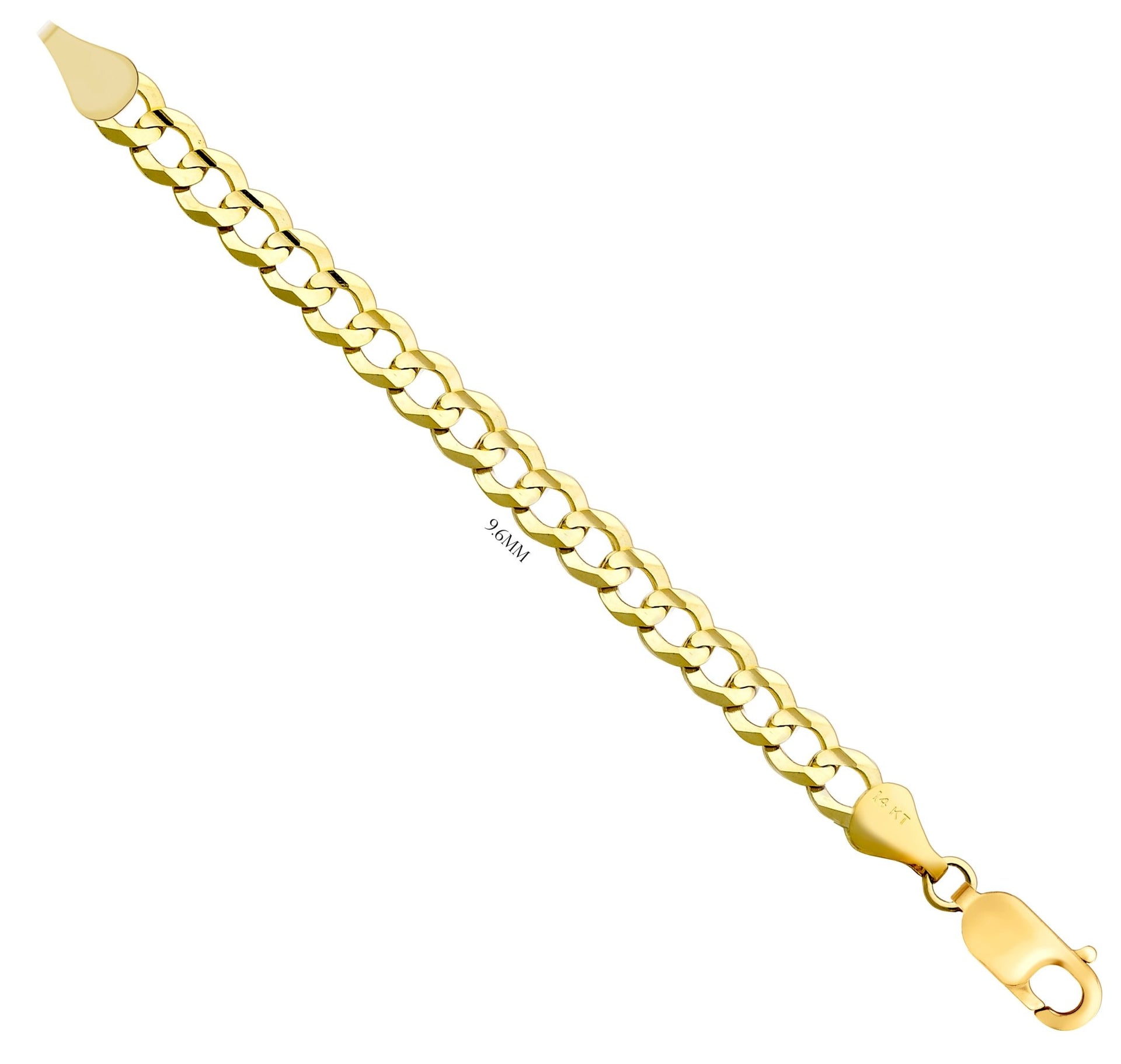 Solid Gold Pave Curb Link Bracelets – Liry's Jewelry