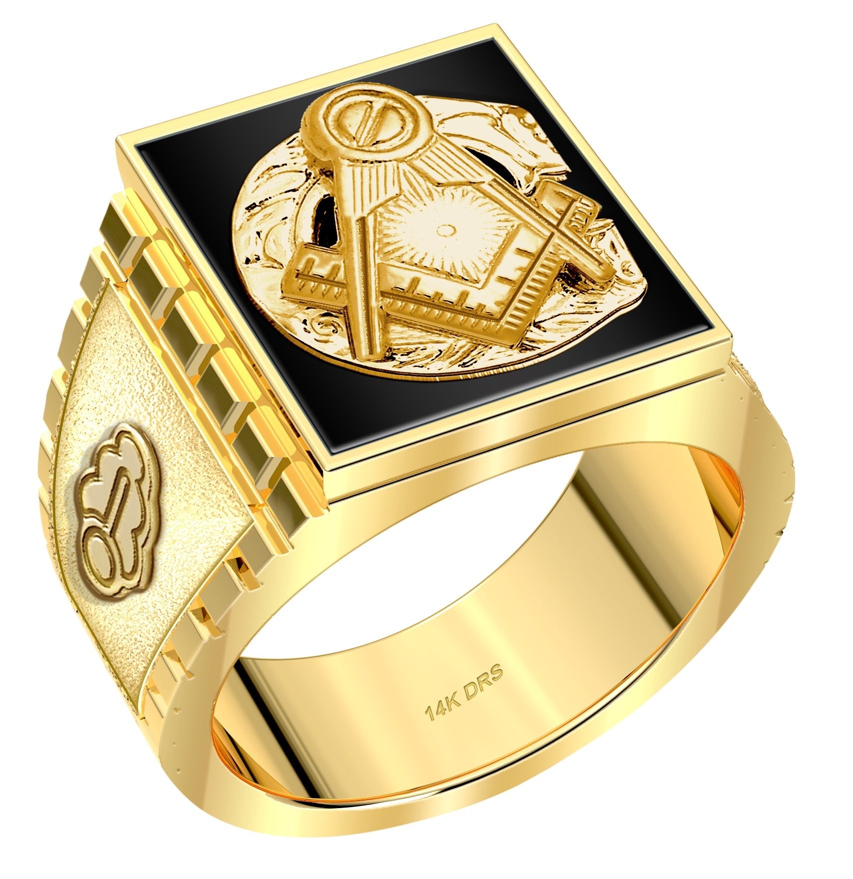 us jewels masonic customizable mens 14k or 10k gold masonic rings 330663