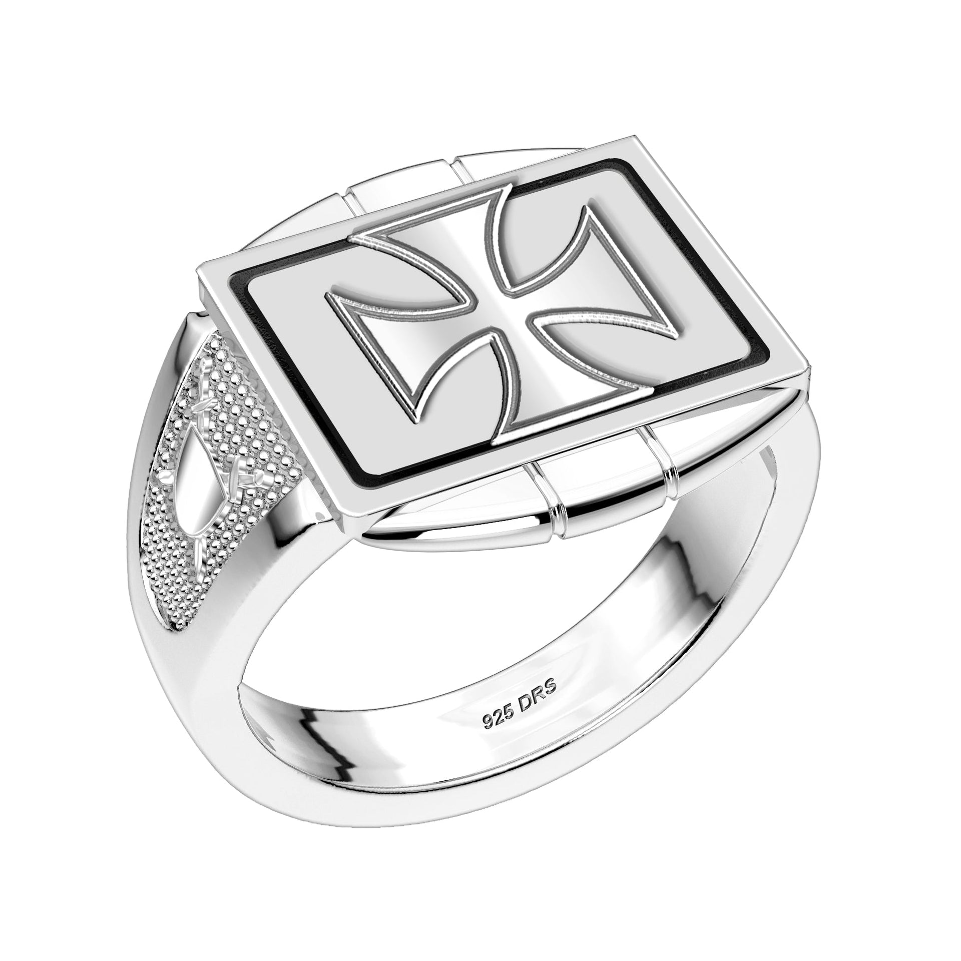 US Jewels Masonic Customizable Men's 925 Sterling Silver with Optional 10k or 14k Gold Masonic Rings - US Jewels