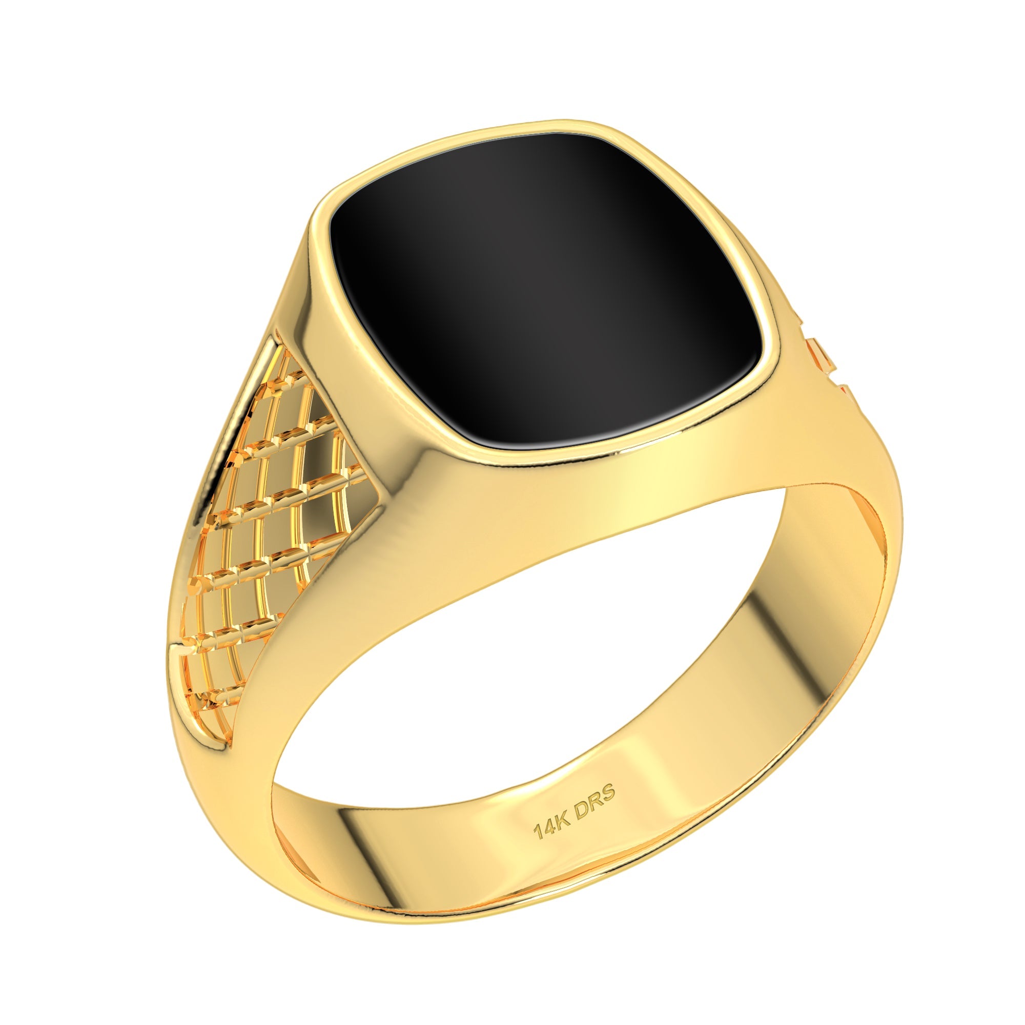 supreme 14k onyx ring 【保存版】 - アクセサリー