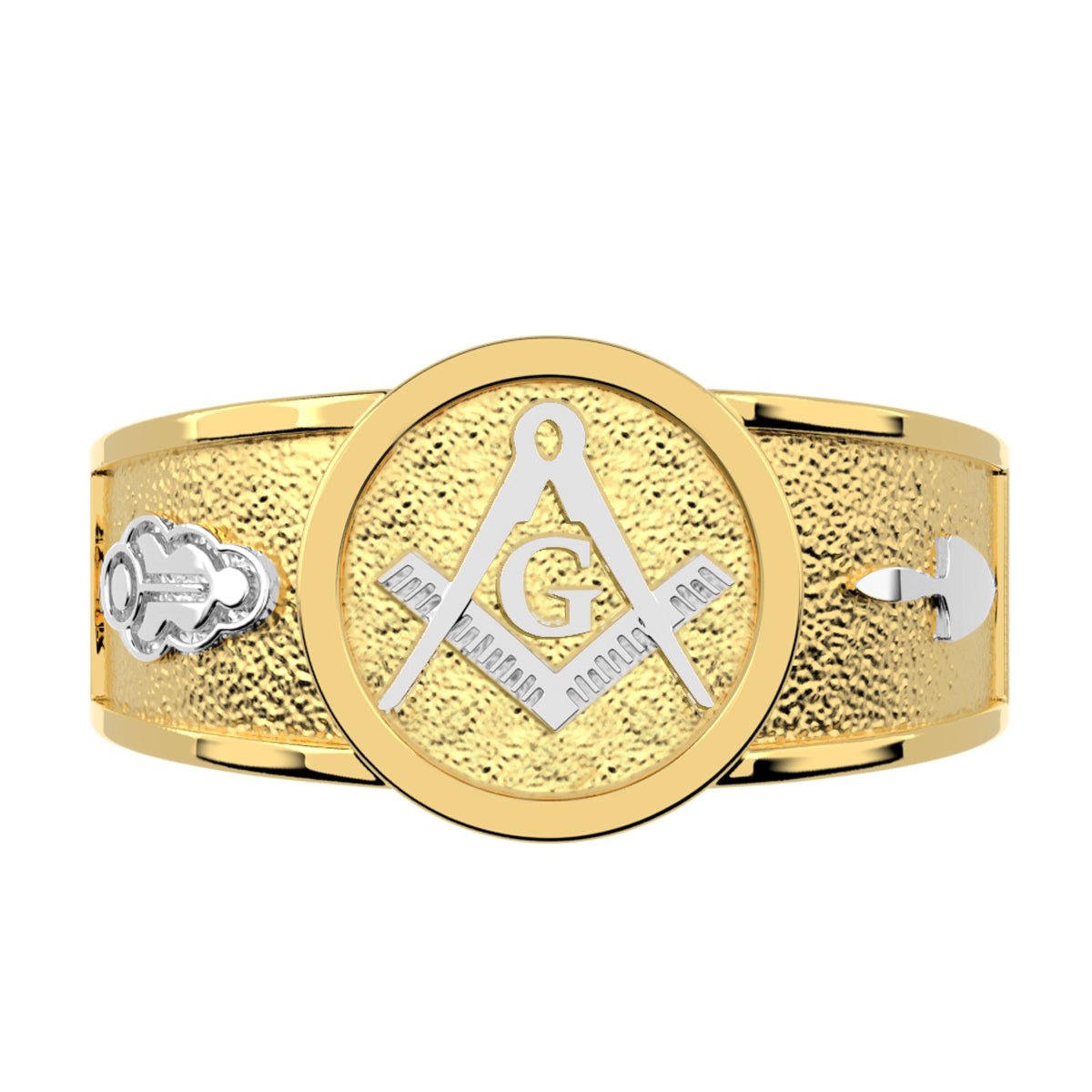 Masonic Ring Blue Lodge 925 Silver Freemason Masonry Gold-Plated All Seeing  Eye | eBay